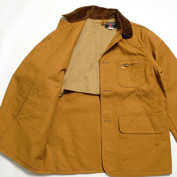 SUGAR CANE - FICTION ROMANCE - 13oz. BROWN DUCK HUNTING JACKET - SC15834