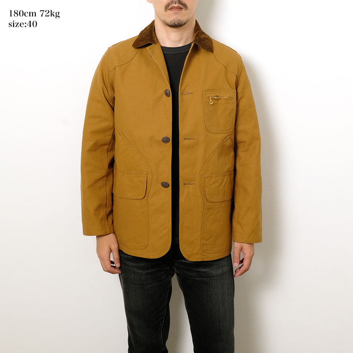 SUGAR CANE - FICTION ROMANCE - 13oz. BROWN DUCK HUNTING JACKET - SC15834