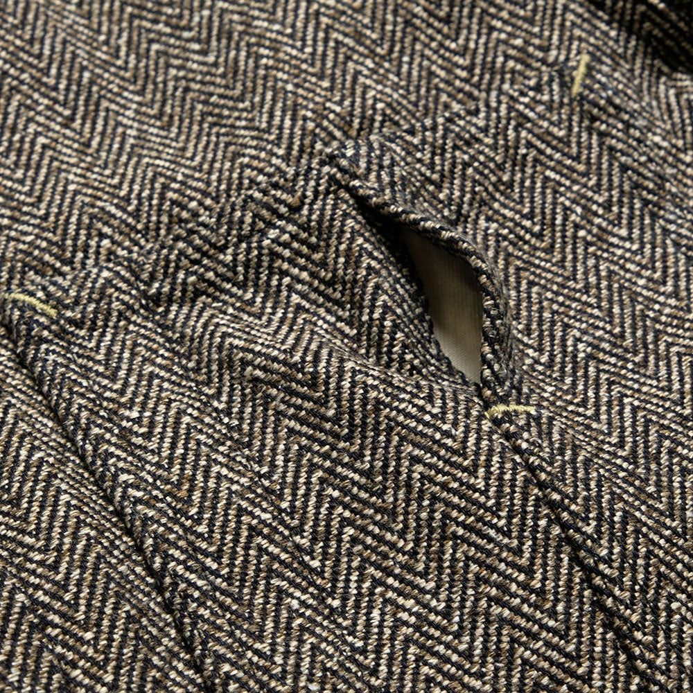 SUGAR CANE - FICTION ROMANCE - 16.7oz. INDIGO TWEED WORK COAT - SC15835