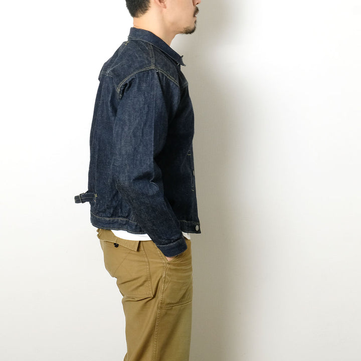 SUGAR CANE - Super -Denim- Collectibles #07 13.5oz. BLUE DENIM BLOUSE -1946- MODEL - SC19007