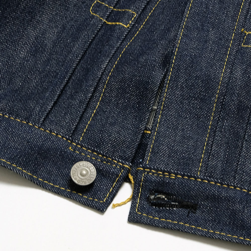 SUGAR CANE - Super -Denim- Collectibles #07 13.5oz. BLUE DENIM BLOUSE -1946- MODEL - SC19007