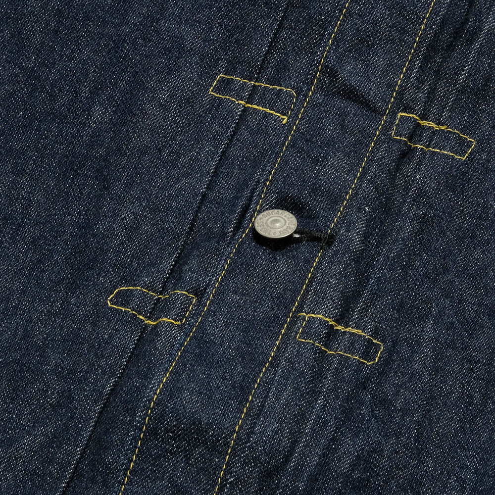 SUGAR CANE - Super -Denim- Collectibles #07 13.5oz. BLUE DENIM BLOUSE -1946- MODEL - (T-BACK) - SC19007T