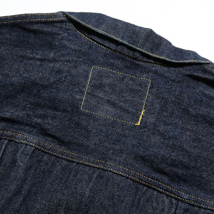 SUGAR CANE - Super -Denim- Collectibles #10 - 14oz. BLUE DENIM BLOUSE - S1945 - MODEL - SC19010