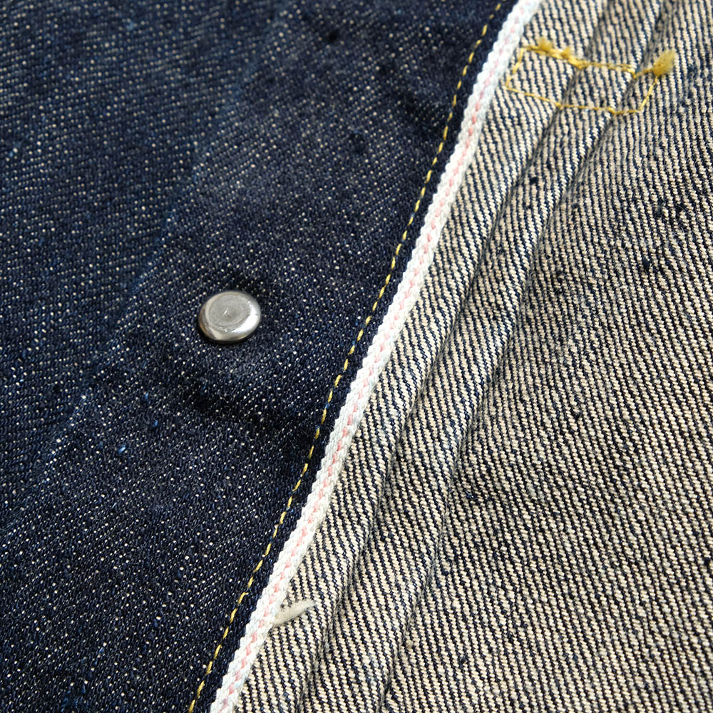 SUGAR CANE - Super -Denim- Collectibles #10 - 14oz. BLUE DENIM BLOUSE - S1945 - MODEL - SC19010