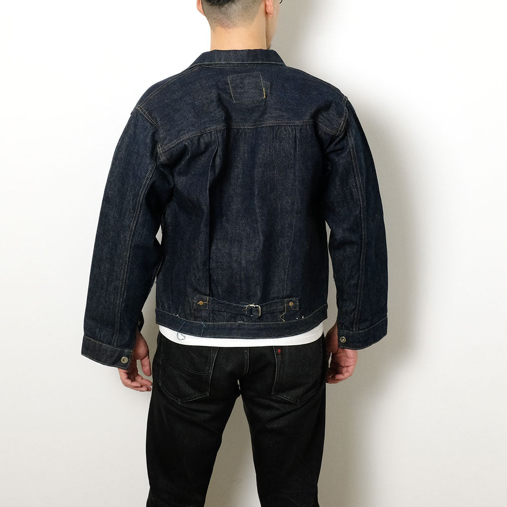 SUGAR CANE - Super -Denim- Collectibles #10 - 14oz. BLUE DENIM BLOUSE - S1945 - MODEL - SC19010