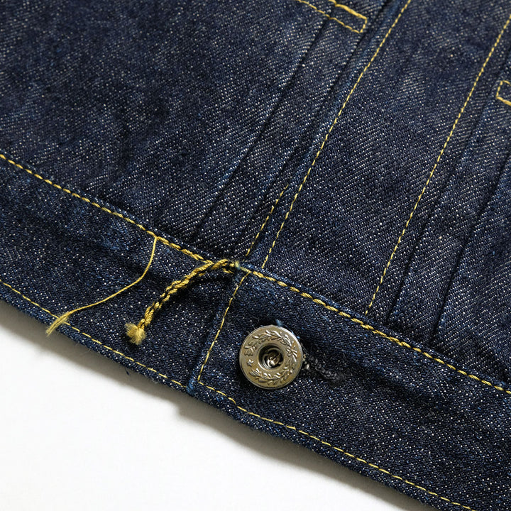 SUGAR CANE - Super -Denim- Collectibles #10 - 14oz. BLUE DENIM BLOUSE - S1945 - MODEL - SC19010