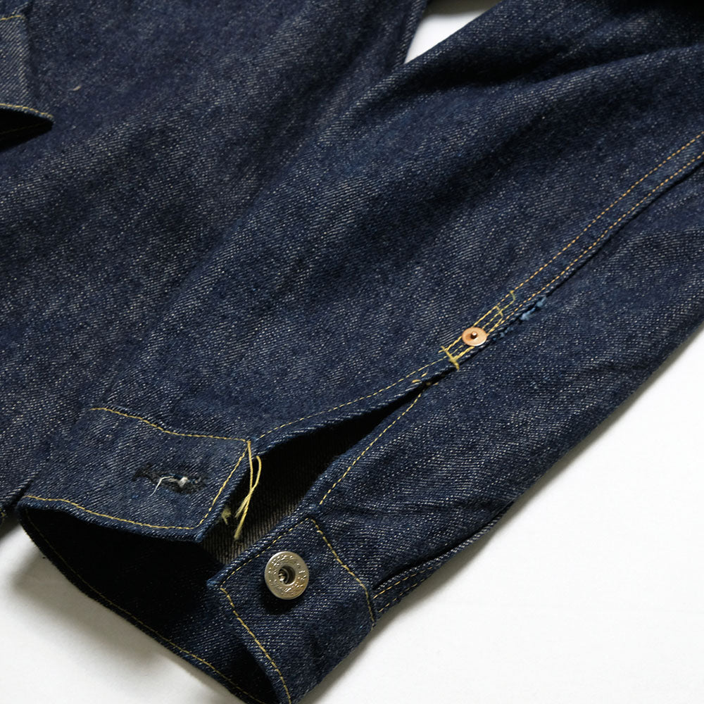 SUGAR CANE - Super -Denim- Collectibles #10 - 14oz. BLUE DENIM BLOUSE - S1945 - MODEL - SC19010