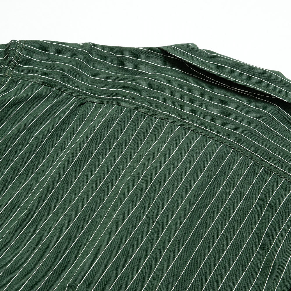 SUGAR CANE - COKE STRIPE L/S WORK SHIRT - SC28652
