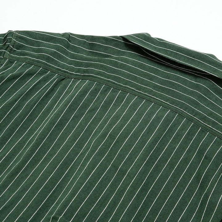 SUGAR CANE - COKE STRIPE L/S WORK SHIRT - SC28652