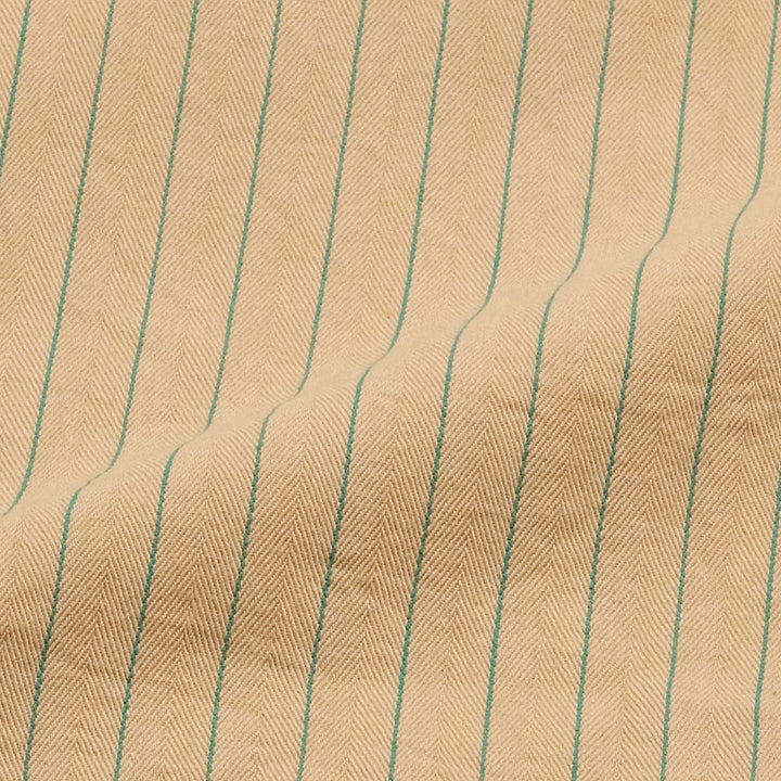 SUGAR CANE - COKE STRIPE L/S WORK SHIRT - SC28652