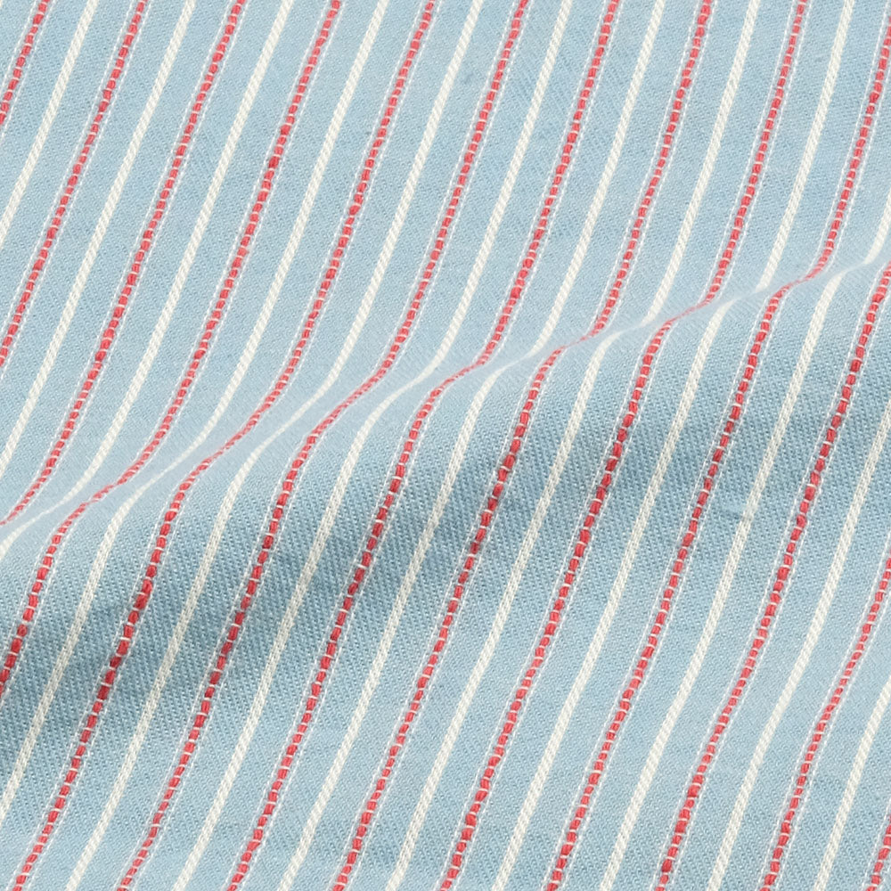 SUGAR CANE - DOBBY STRIPE WORK SHIRT - SC29146