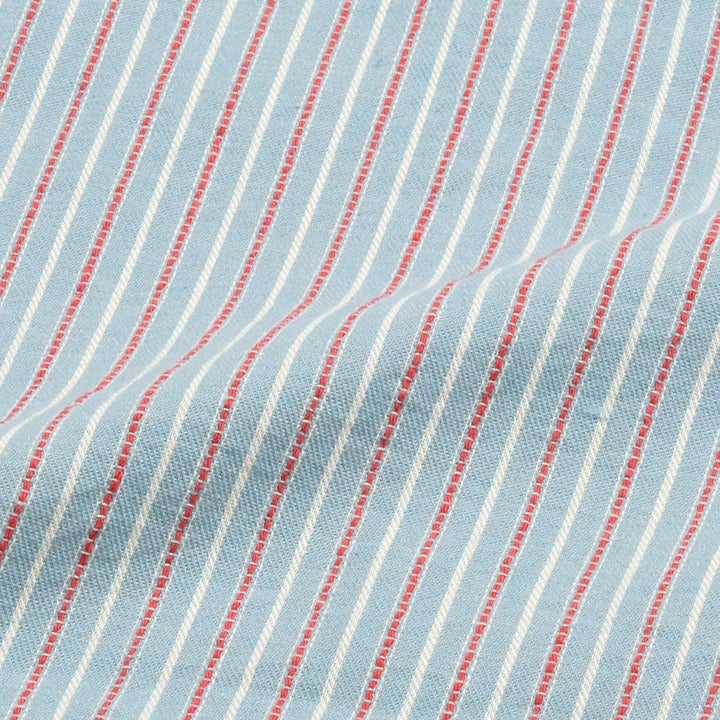 SUGAR CANE - DOBBY STRIPE WORK SHIRT - SC29146