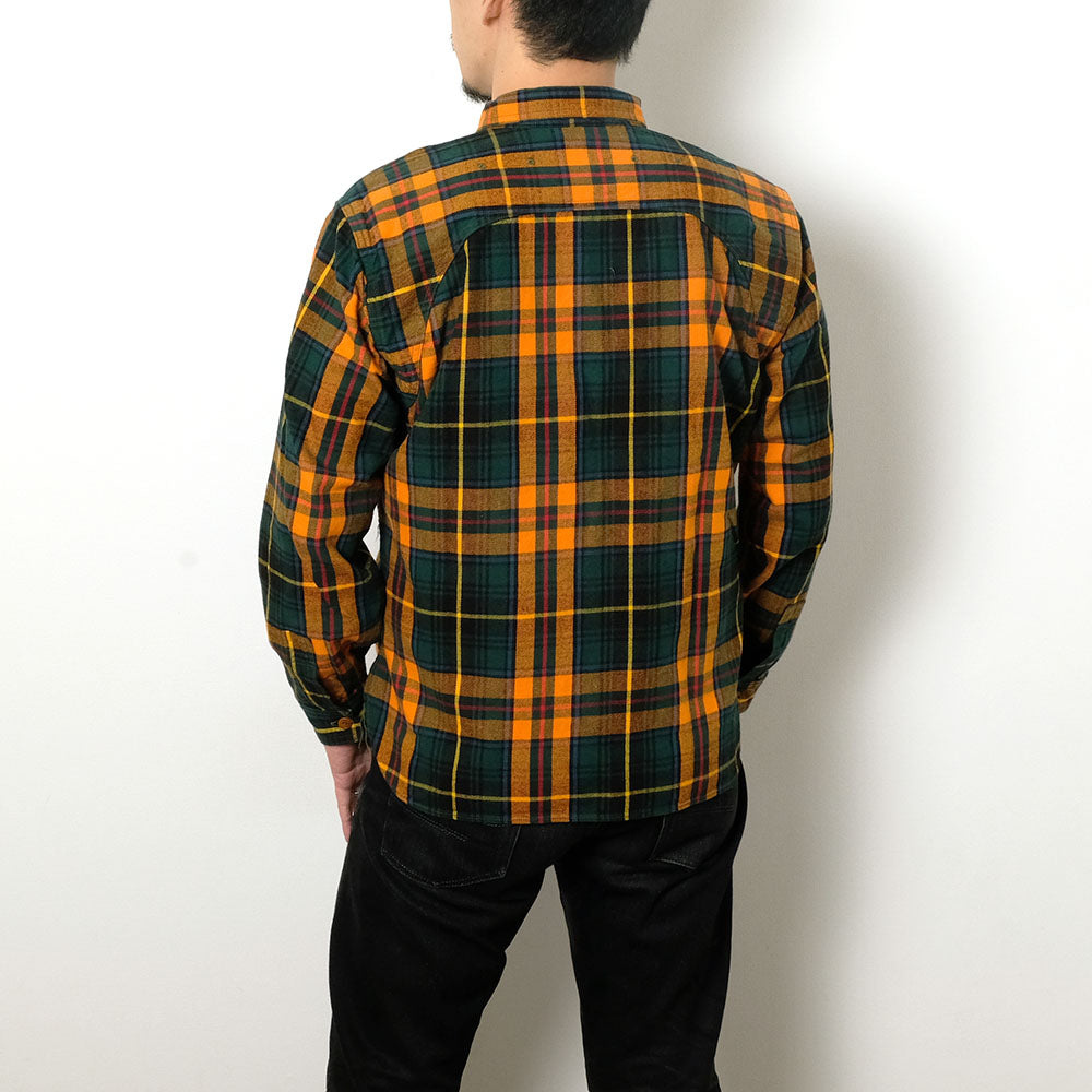 SUGAR CANE - Mister Freedom - SUBMARINER - 9oz. PLAID FLANNEL - SECOYA - SHIRT - SC29369