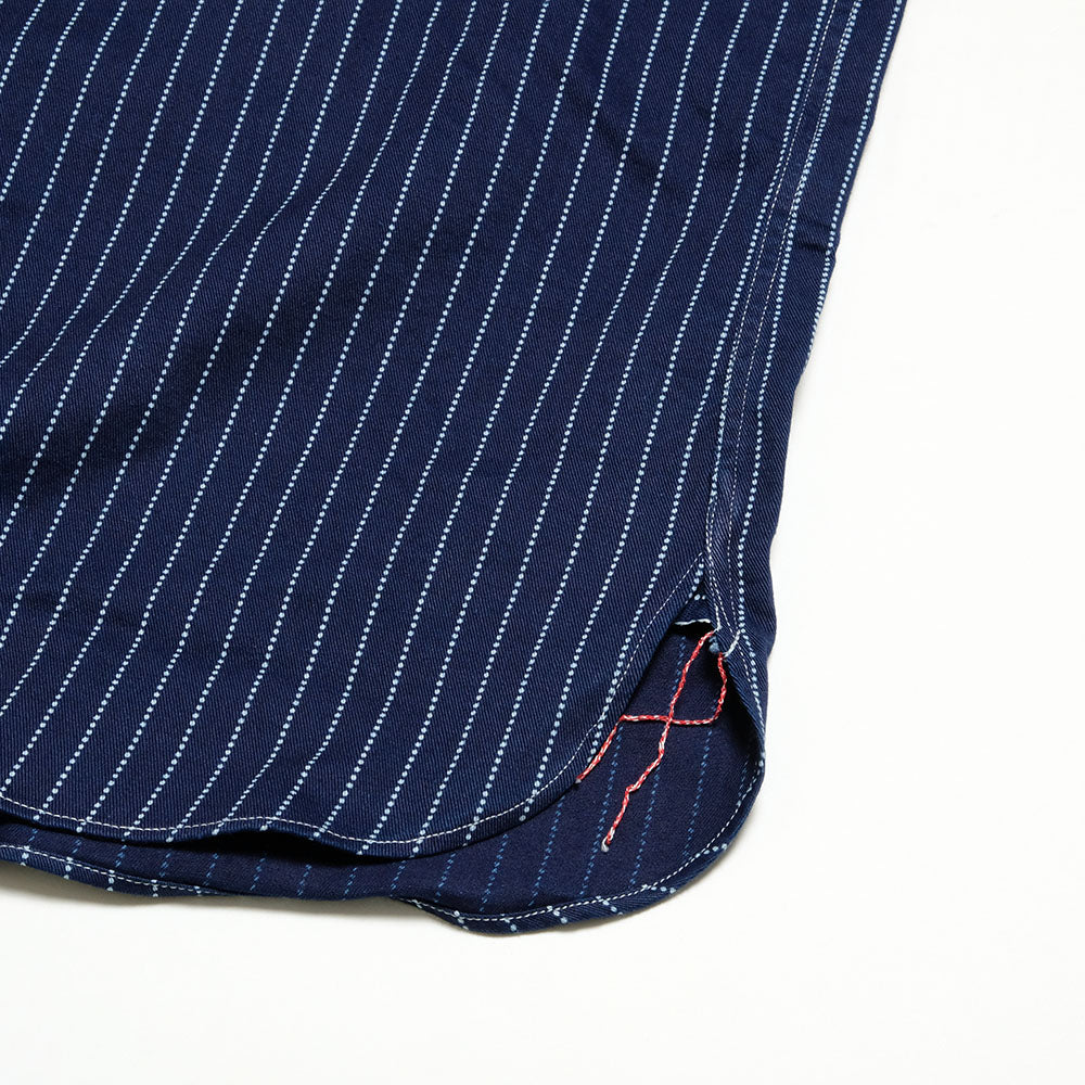 Sugar Cane - Fiction Romance 8.5oz. Wabash Stripe S/S Work Shirt - SC36267A