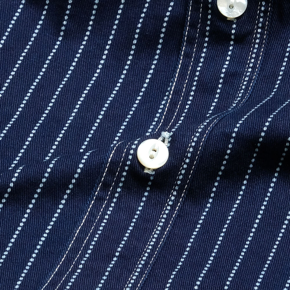 Sugar Cane - Fiction Romance 8.5oz. Wabash Stripe S/S Work Shirt - SC36267A