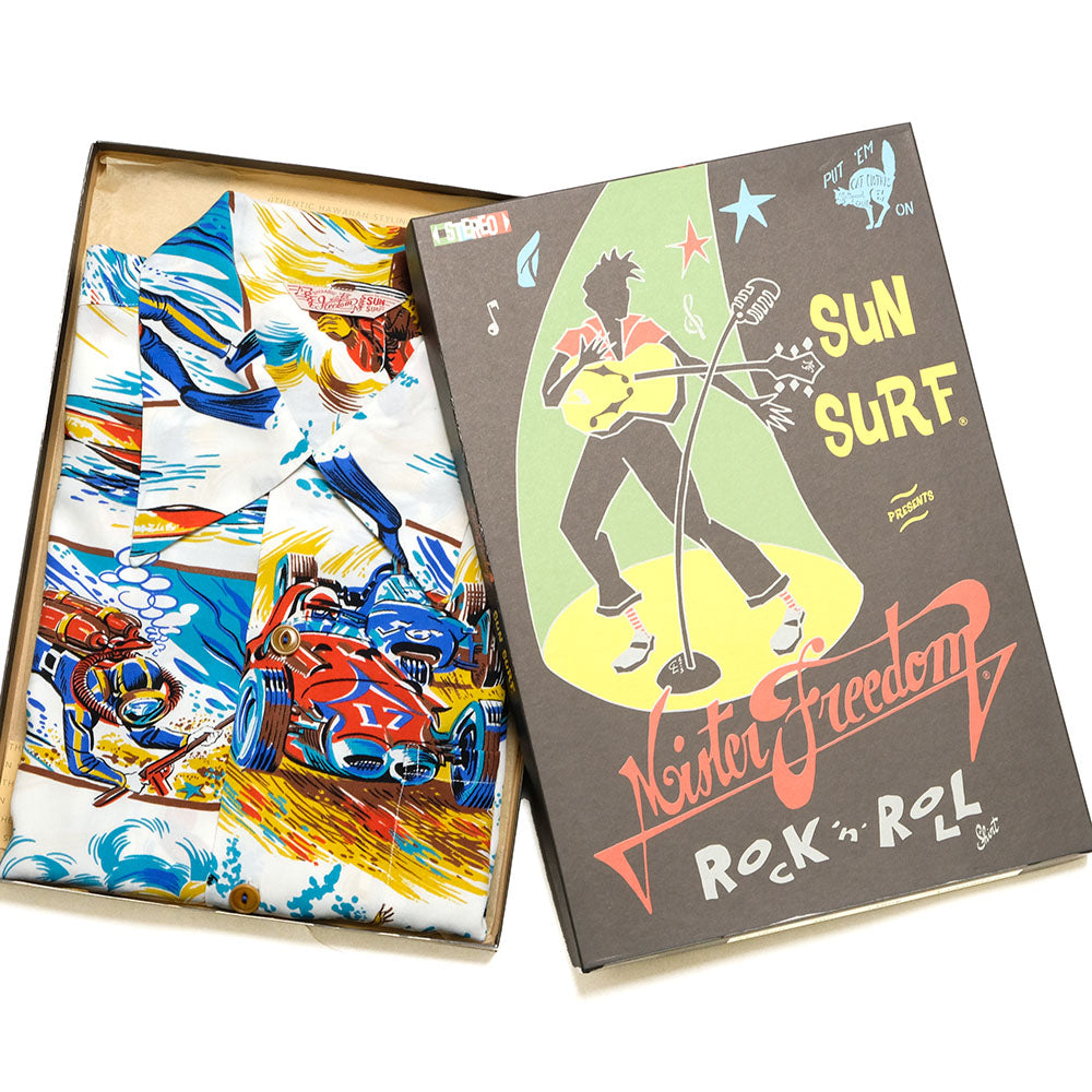 Mister Freedom x Sun Surf - ROCK'N ROLL SHIRT - ACTION PACKED TYPE II - SC38992