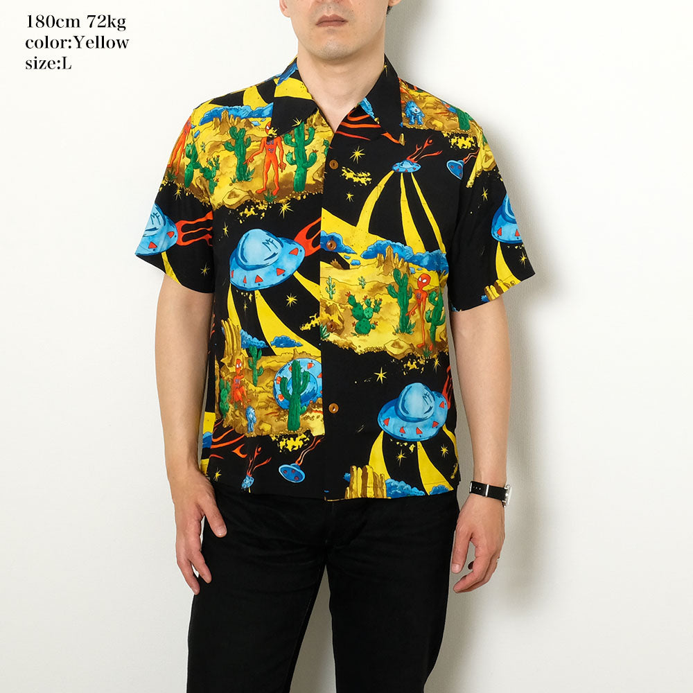 Mister Freedom x Sun Surf - AREA 7161 - ROCK'N ROLL SHIRT - FLYING SAUCERS - SC39251