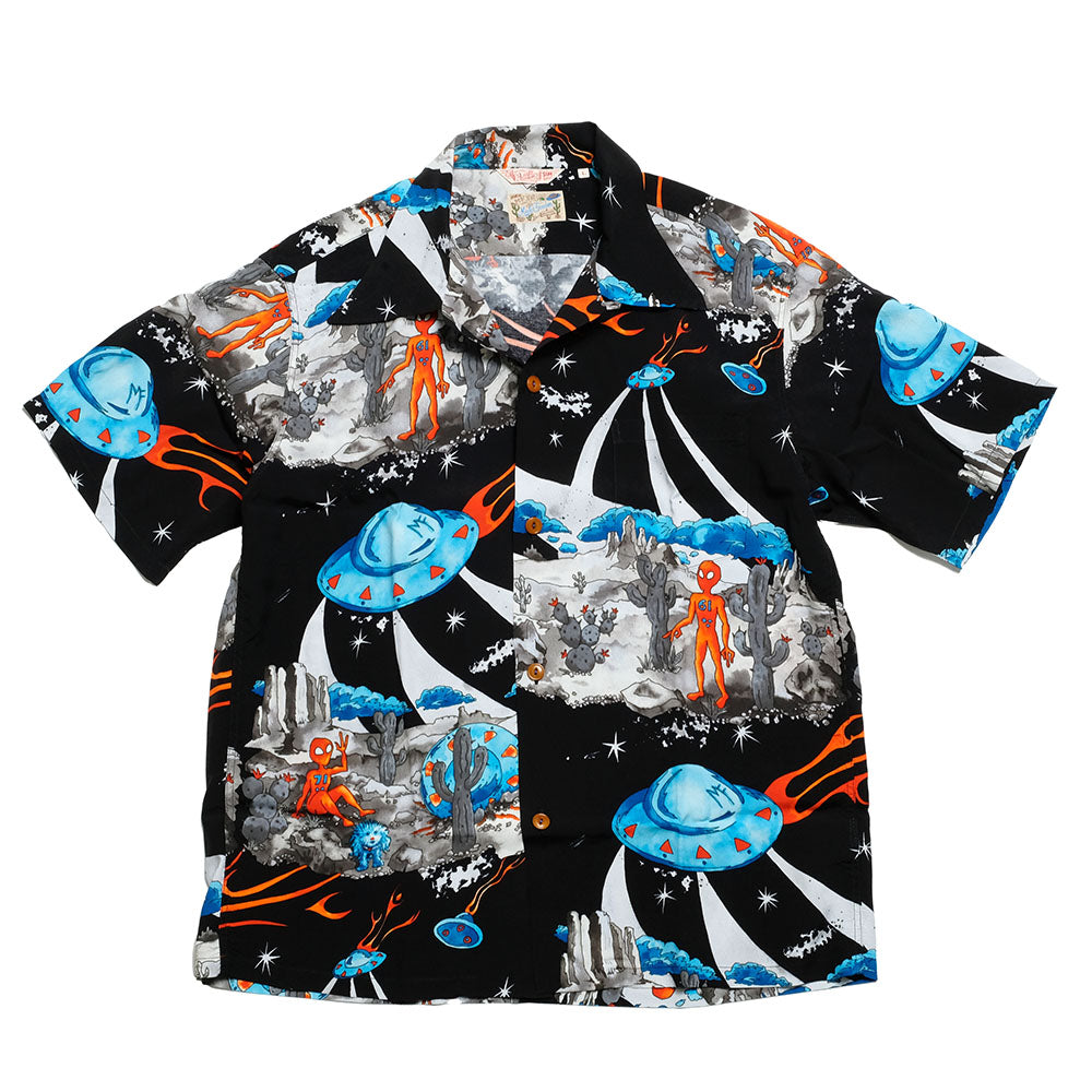 Mister Freedom x Sun Surf - AREA 7161 - ROCK'N ROLL SHIRT - FLYING SAUCERS - SC39251