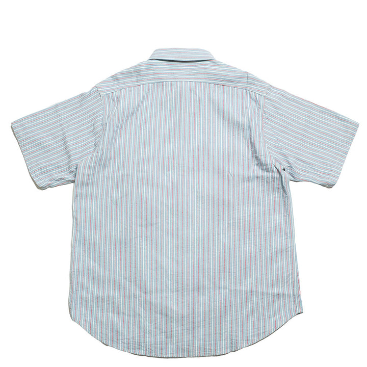 SUGAR CANE - DOBBY STRIPE S/S WORK SHIRT - SC39306