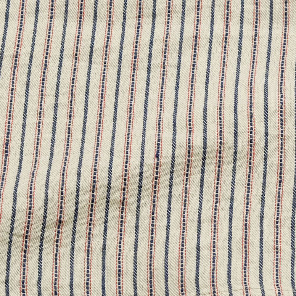 SUGAR CANE - DOBBY STRIPE S/S WORK SHIRT - SC39306