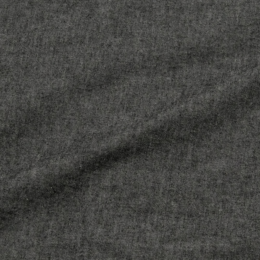 SUGAR CANE - BLACK CHAMBRAY S/S WORK SHIRT - SC39307