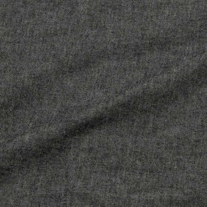 SUGAR CANE - BLACK CHAMBRAY S/S WORK SHIRT - SC39307