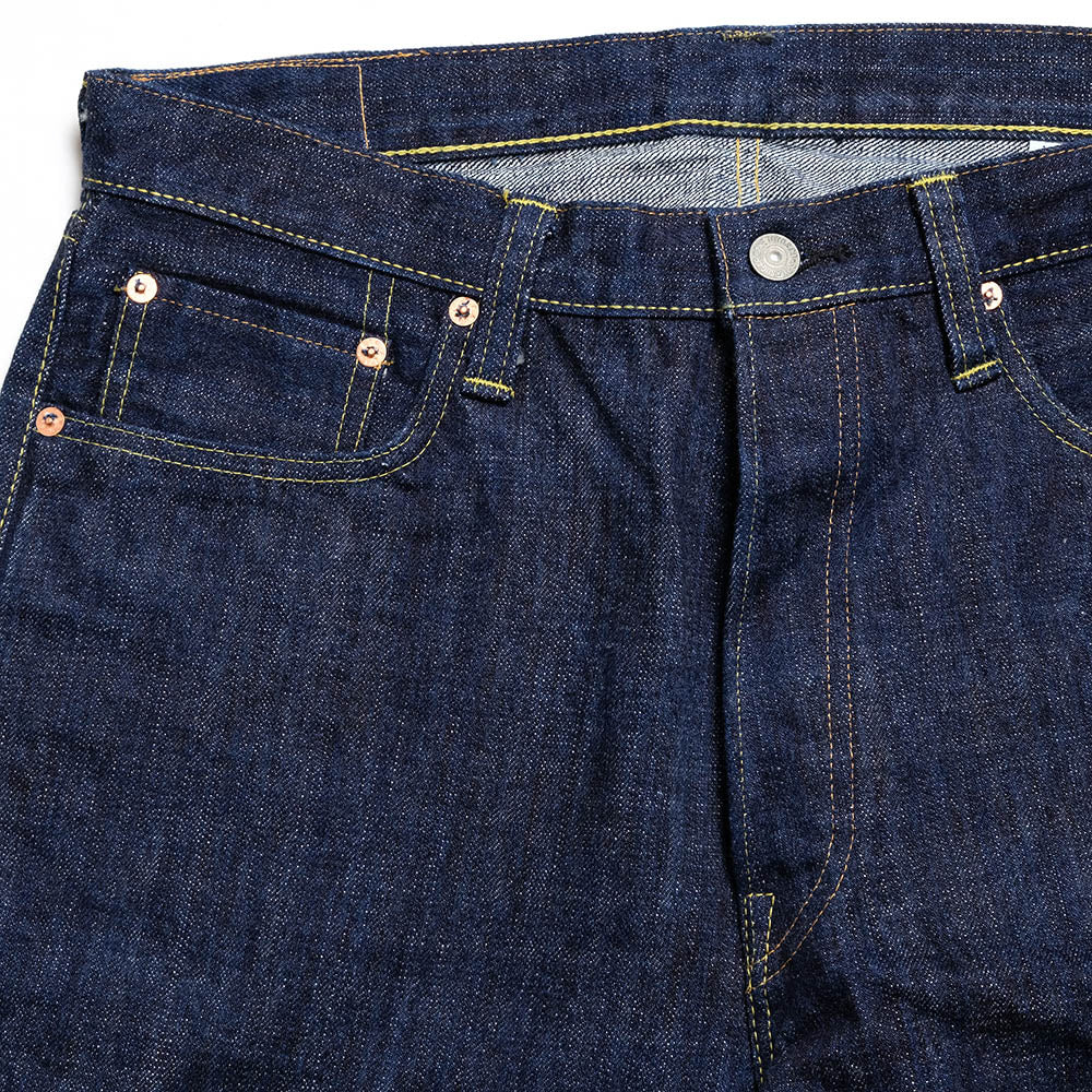 SUGAR CANE - 14oz. The Sugar Cane Fiber Denim Hawaii-ai Mixture Indigo Right Hand Twill - SC40401