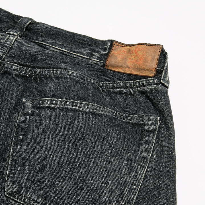 Sugar Cane - 14.25oz. BLACK DENIM - 1947 HARD WASH MODEL - (REGULAR STRAIGHT) - SC42460H