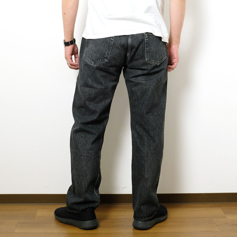 Sugar Cane - 14.25oz. BLACK DENIM - 1947 HARD WASH MODEL - (REGULAR STRAIGHT) - SC42460H