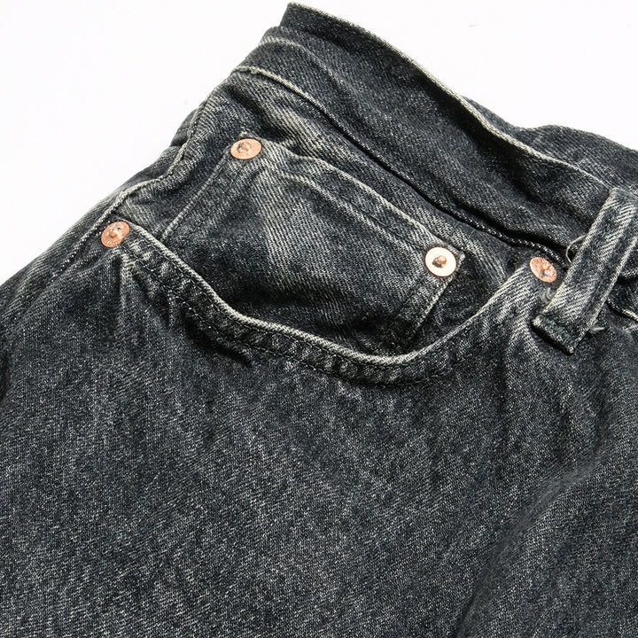 Sugar Cane - 14.25oz. BLACK DENIM - 1947 HARD WASH MODEL - (REGULAR STRAIGHT) - SC42460H