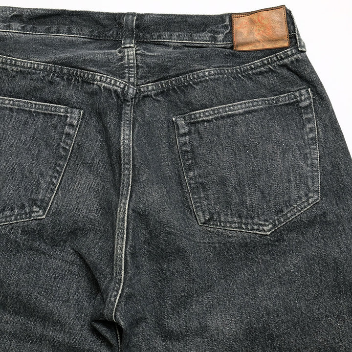 Sugar Cane - 14.25oz. BLACK DENIM - 1947 HARD WASH MODEL - (REGULAR STRAIGHT) - SC42460H
