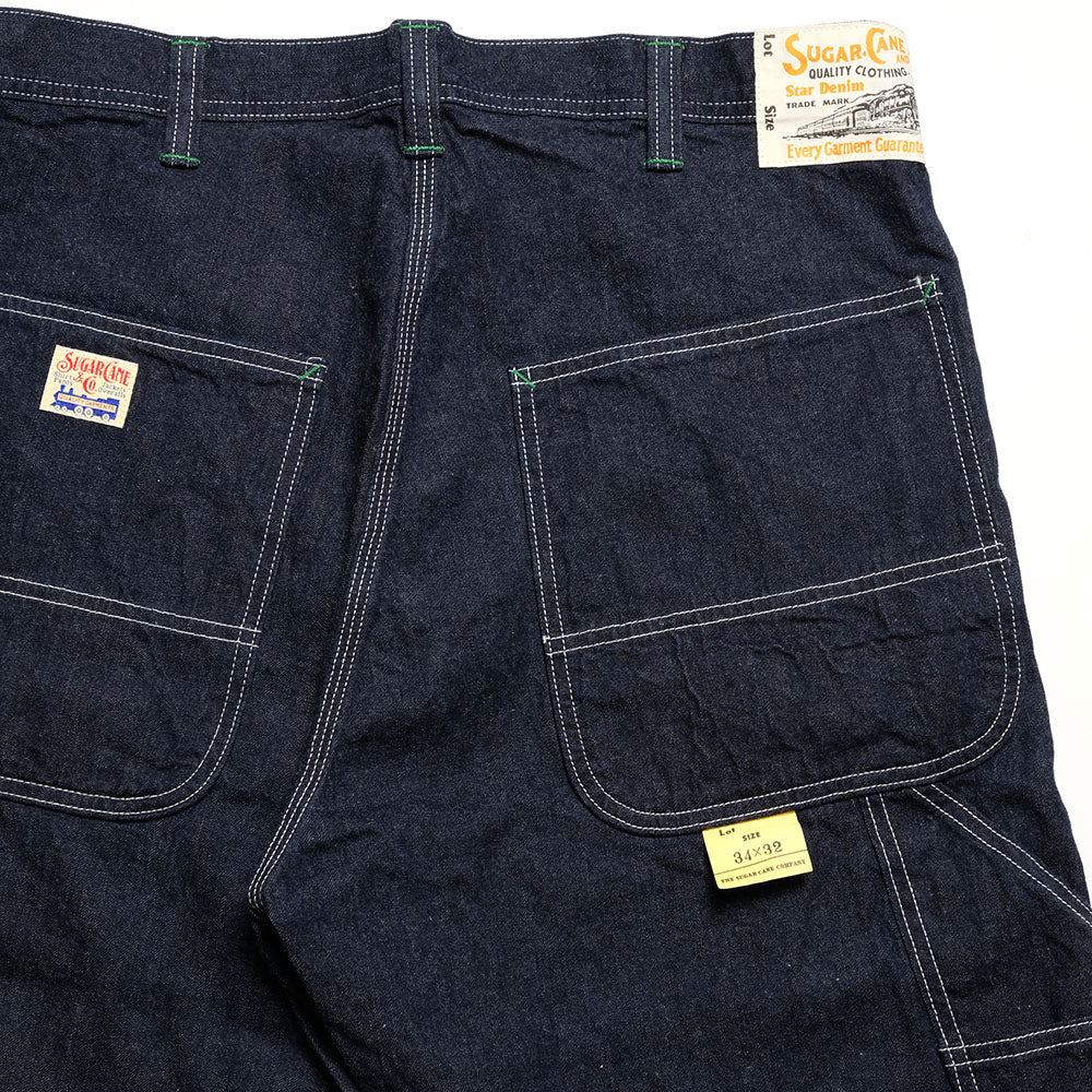 SUGAR CANE - 11oz. BLUE DENIM WORK PANTS - SC42495 – HINOYA Online
