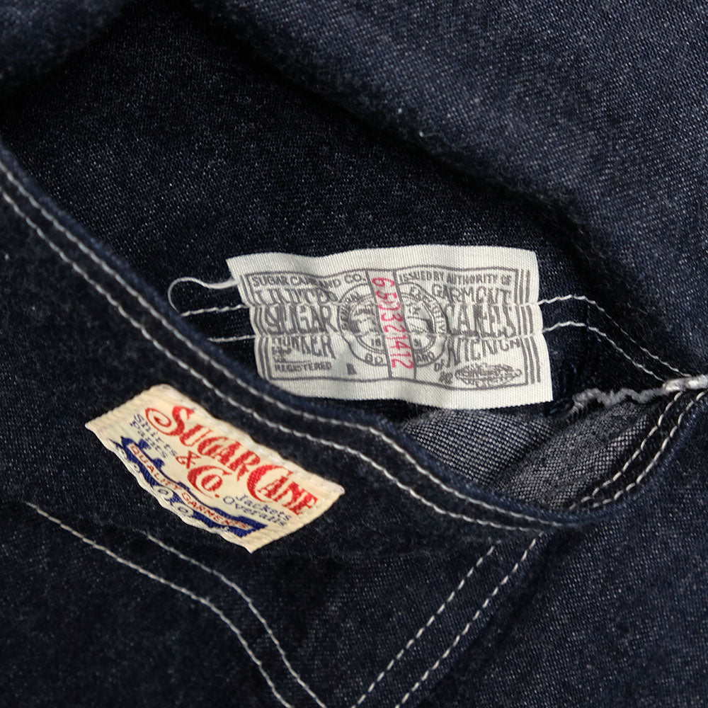 SUGAR CANE - 11oz. BLUE DENIM WORK PANTS - SC42495