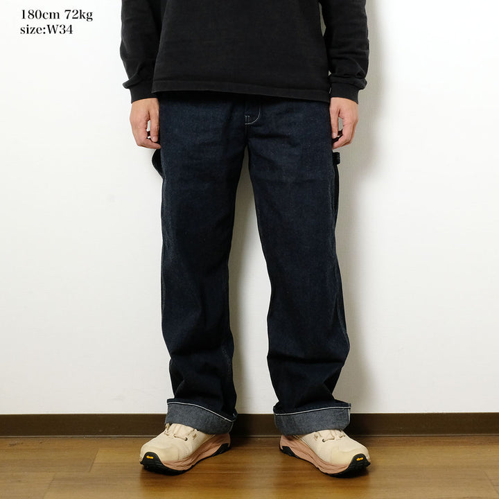 SUGAR CANE - 11oz. BLUE DENIM WORK PANTS - SC42495