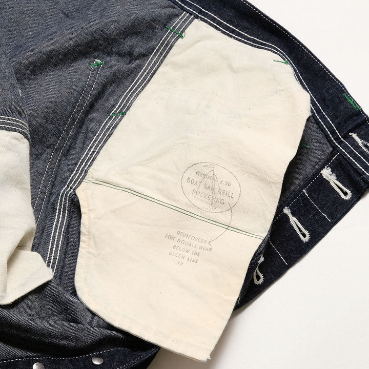 SUGAR CANE - 11oz. BLUE DENIM WORK PANTS - SC42495