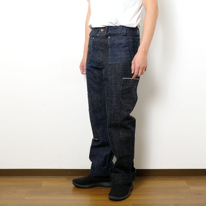 SUGAR CANE - Mister Freedom - MFSC NAVAL CLOTHING TAILOR OKINAWA x HAWAII DENIM - 7161 - TROUSERS TYPE-III - SC42601
