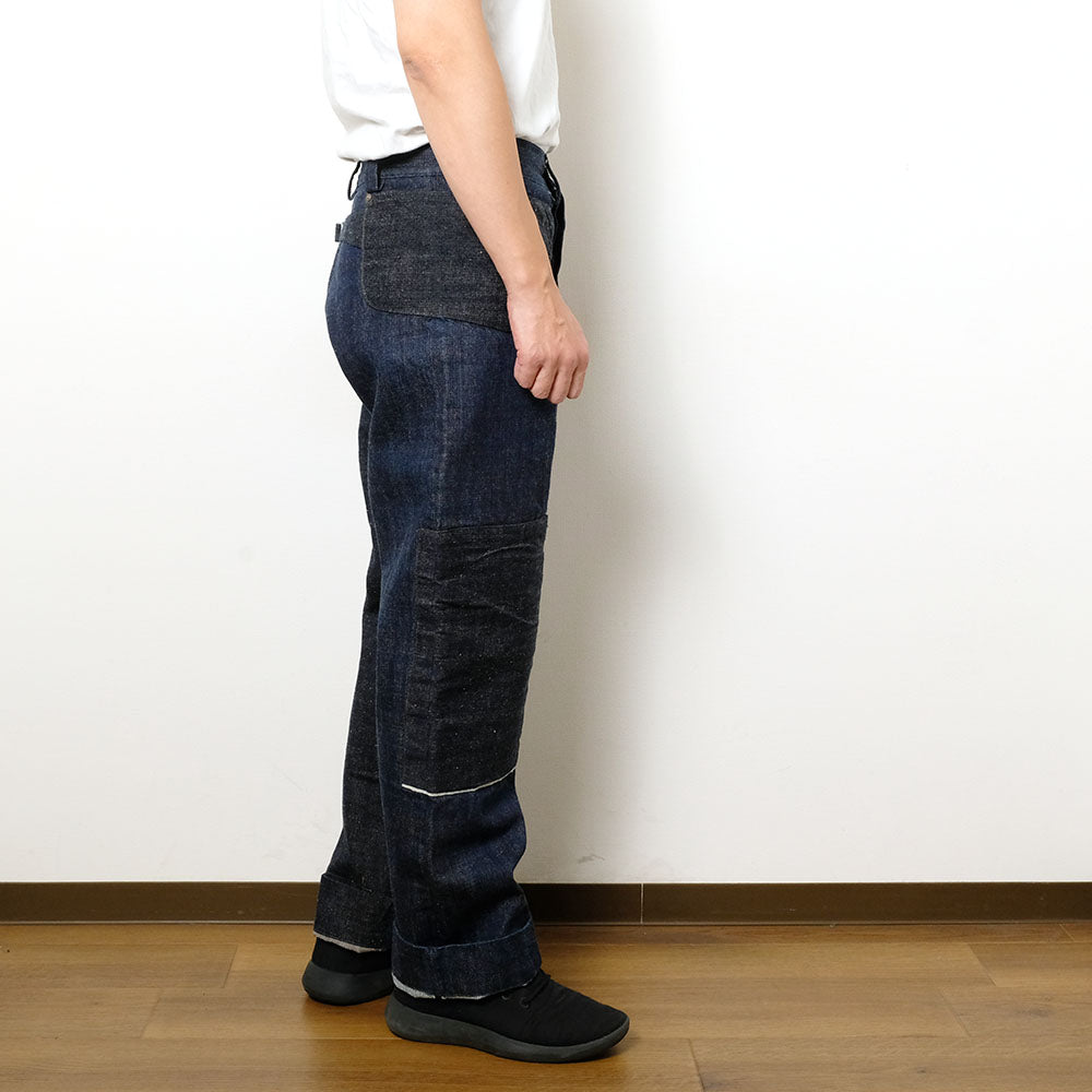 SUGAR CANE - Mister Freedom - MFSC NAVAL CLOTHING TAILOR OKINAWA x HAWAII DENIM - 7161 - TROUSERS TYPE-III - SC42601