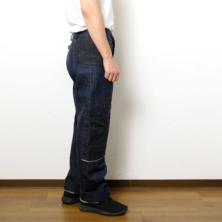 SUGAR CANE - Mister Freedom - MFSC NAVAL CLOTHING TAILOR OKINAWA x HAWAII DENIM - 7161 - TROUSERS TYPE-III - SC42601