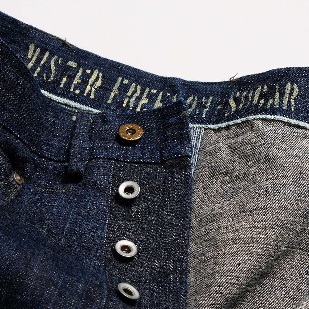 SUGAR CANE - Mister Freedom - MFSC NAVAL CLOTHING TAILOR OKINAWA x HAWAII DENIM - 7161 - TROUSERS TYPE-III - SC42601