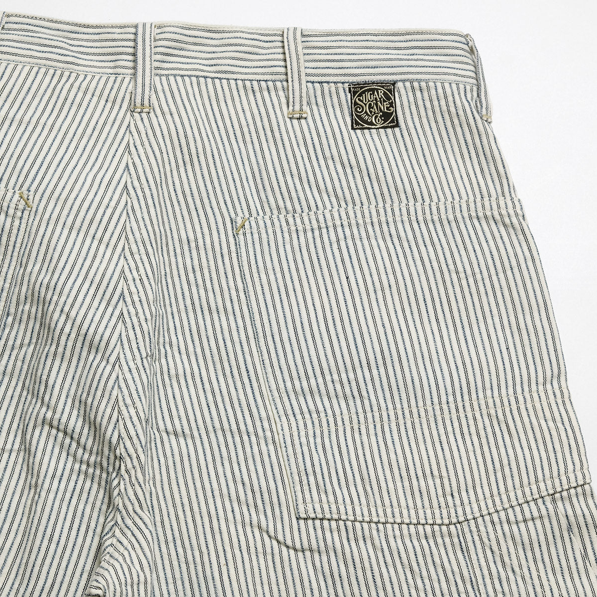 SUGARCANE - FICTION ROMANCE - 8oz. INDIGO STRIPE WORK PANTS