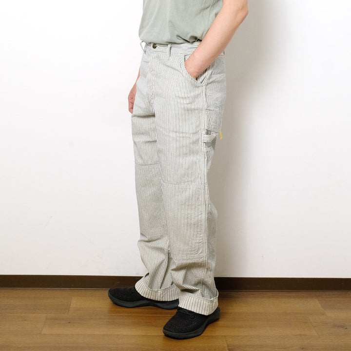 SUGARCANE - FICTION ROMANCE - 8oz. INDIGO STRIPE WORK PANTS - SC42649