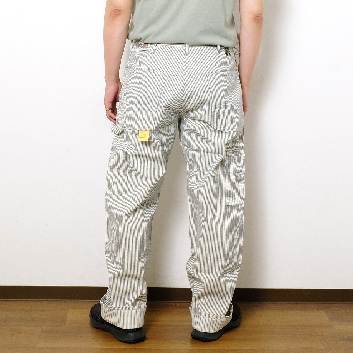 SUGARCANE - FICTION ROMANCE - 8oz. INDIGO STRIPE WORK PANTS