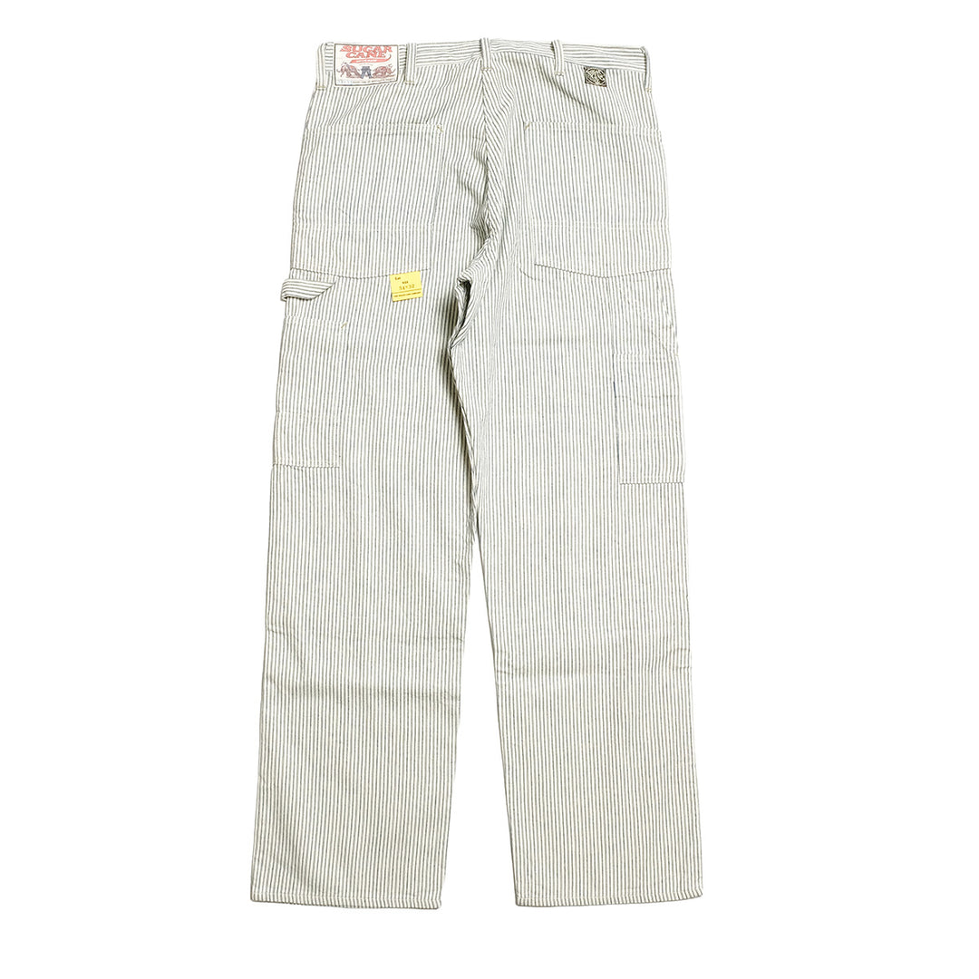 SUGARCANE - FICTION ROMANCE - 8oz. INDIGO STRIPE WORK PANTS - SC42649