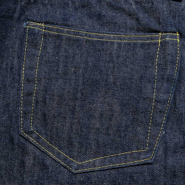 SUGAR CANE - Super - Denim - Collectibles #01 - 14oz. BLUE DENIM WAIST OVERALLS - S1945 - MODEL - SC49001