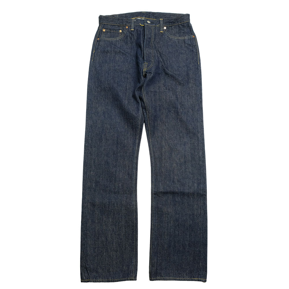 SUGAR CANE - Super - Denim - Collectibles #01 - 14oz. BLUE DENIM WAIST OVERALLS - S1945 - MODEL - SC49001