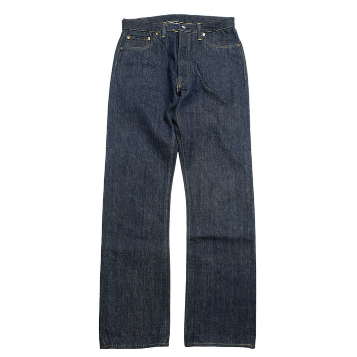 SUGAR CANE - Super - Denim - Collectibles #01 - 14oz. BLUE DENIM WAIST OVERALLS - S1945 - MODEL - SC49001