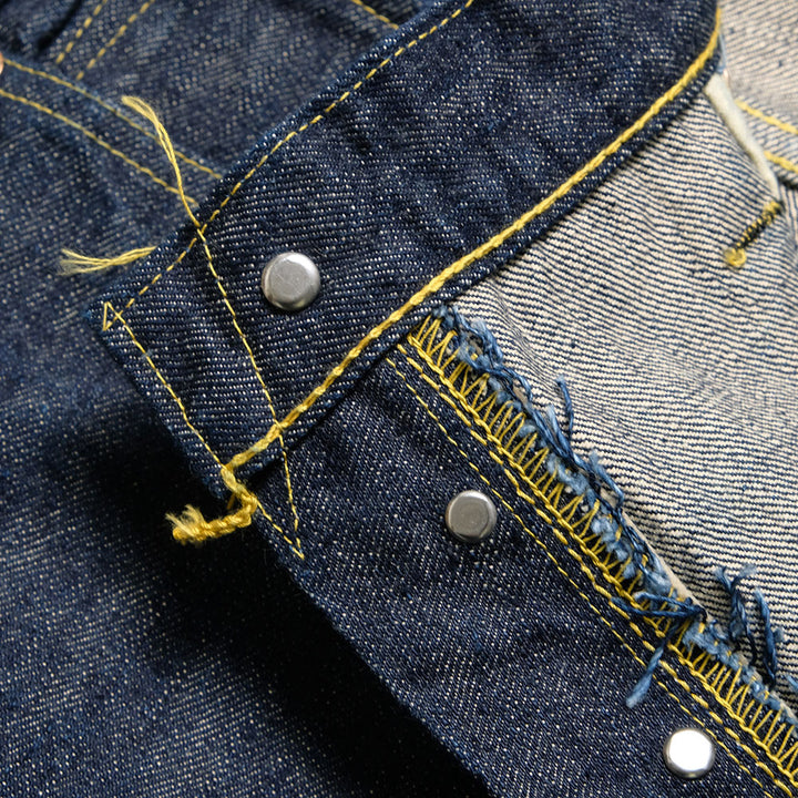 SUGAR CANE - Super - Denim - Collectibles #01 - 14oz. BLUE DENIM WAIST OVERALLS - S1945 - MODEL - SC49001