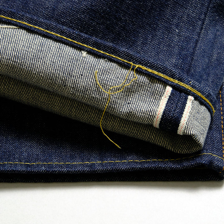 SUGAR CANE Super - Denim -  Collectibles #05 14.25oz. BLUE DENIM WAIST OVERALLS - 1942 - MODEL - SC49005