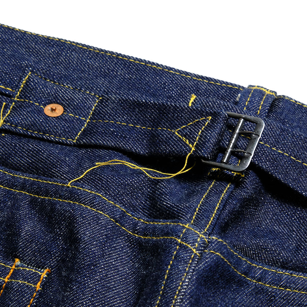 SUGAR CANE Super - Denim -  Collectibles #05 14.25oz. BLUE DENIM WAIST OVERALLS - 1942 - MODEL - SC49005