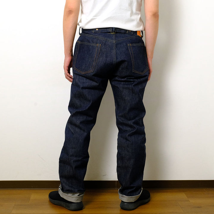 SUGAR CANE Super - Denim -  Collectibles #05 14.25oz. BLUE DENIM WAIST OVERALLS - 1942 - MODEL - SC49005